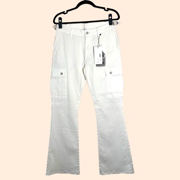 John Elliott Riley Low Rise Utility Boot Jeans - Picture 1 of 8